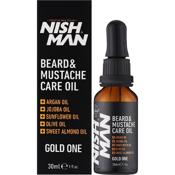 Фото - Олія для бороди Nishman Beard & Moustache Oil 30 мл (41292251)